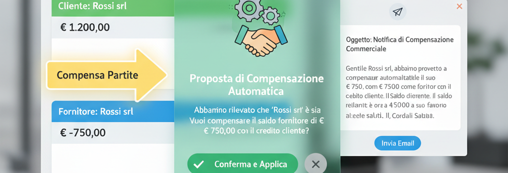 La Compensazione Automatica tra Cliente e Fornitore